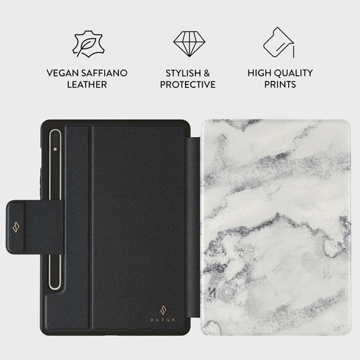 White Winter - Classy Marble Samsung Galaxy Tab S8/S7 Case 2