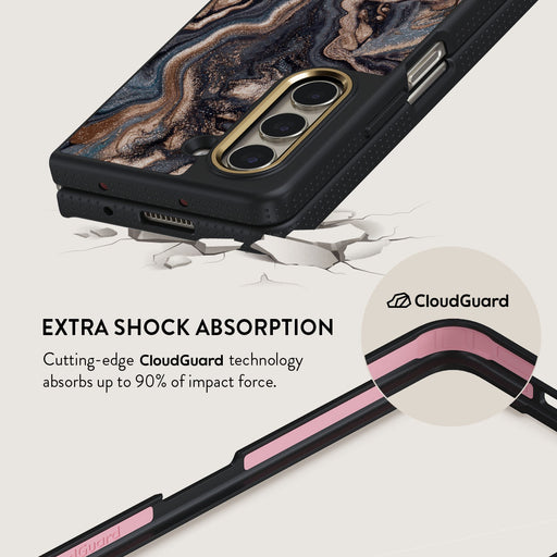 Enchanted Mirror - Marble Samsung Galaxy Z Fold 5 Case 3
