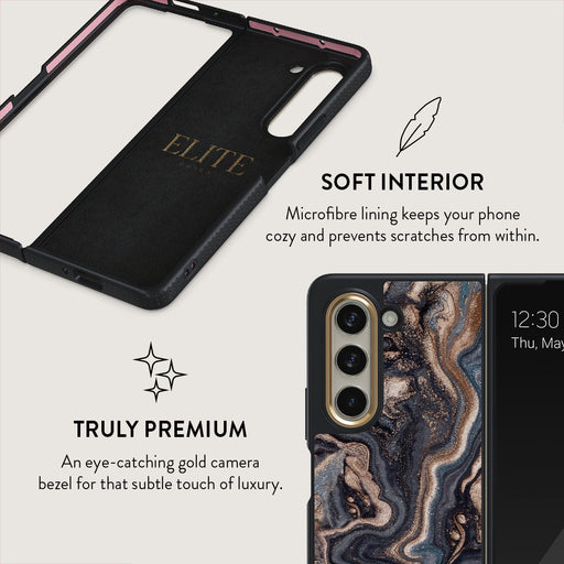 Enchanted Mirror - Marble Samsung Galaxy Z Fold 5 Case 6