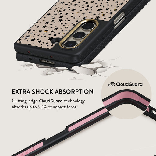 Sparkling Tiara - Stars Samsung Galaxy Z Fold 5 Case 3