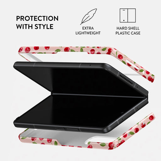 Afternoon Treat - Cherry Samsung Galaxy Z Fold 3 Case 2