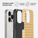 Tuscan Sun - Yellow Plaid iPhone 14 Pro Case 6