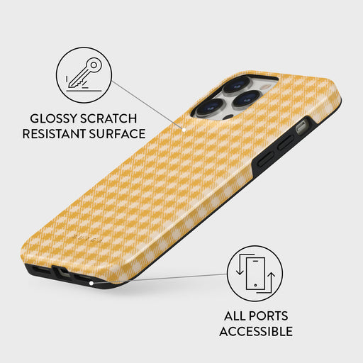 Tuscan Sun - Yellow Plaid iPhone 14 Pro Case 7