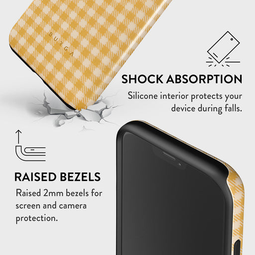 Tuscan Sun - Yellow Plaid iPhone 12 Pro Case 8