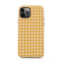 Tuscan Sun - Yellow Plaid iPhone 12 Pro Case 5