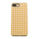 Tuscan Sun - Yellow Plaid iPhone 7 Plus / 8 Plus Case 5