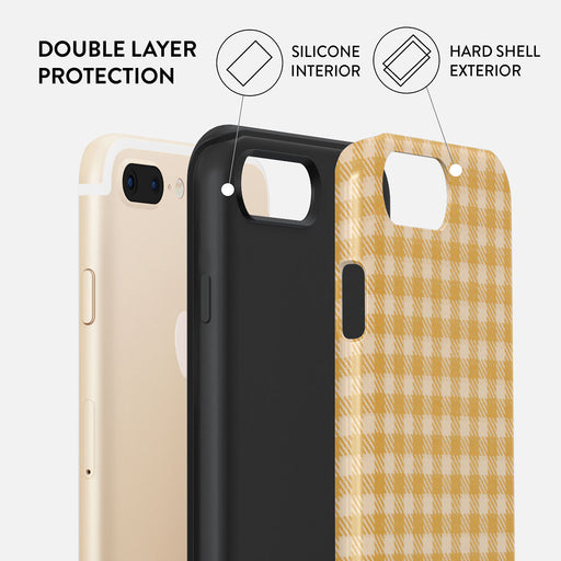 Tuscan Sun - Yellow Plaid iPhone 7 Plus / 8 Plus Case 6