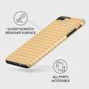 Tuscan Sun - Yellow Plaid iPhone 7 Plus / 8 Plus Case 7