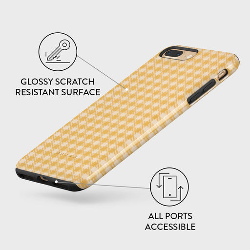 Tuscan Sun - Yellow Plaid iPhone 7 Plus / 8 Plus Case 7