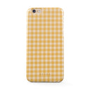 Tuscan Sun - Yellow Plaid iPhone 6 / 6S Case 1