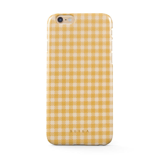 Tuscan Sun - Yellow Plaid iPhone 6 / 6S Case 1