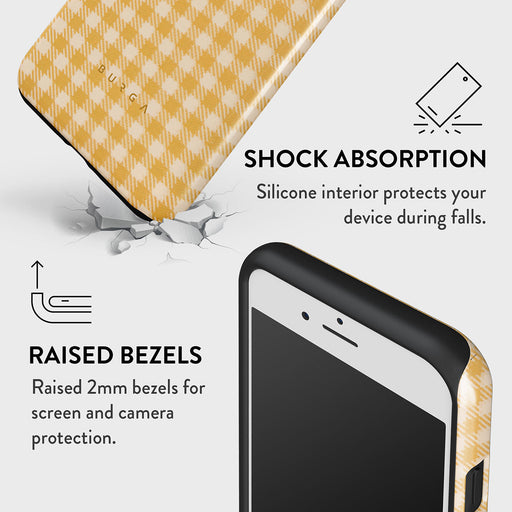 Tuscan Sun - Yellow Plaid iPhone 7 Plus / 8 Plus Case 8
