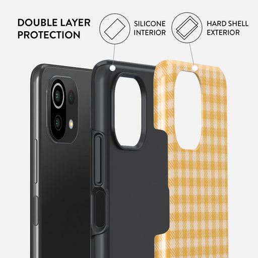 Tuscan Sun - Yellow Plaid Xiaomi 11 Lite 5G NE Case 2