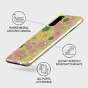 Amalfi Coast - Colorful Floral Samsung Galaxy S20 4G / 5G Case 3