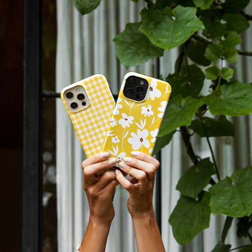 Tuscan Sun - Yellow Plaid iPhone 12 Pro Case 27