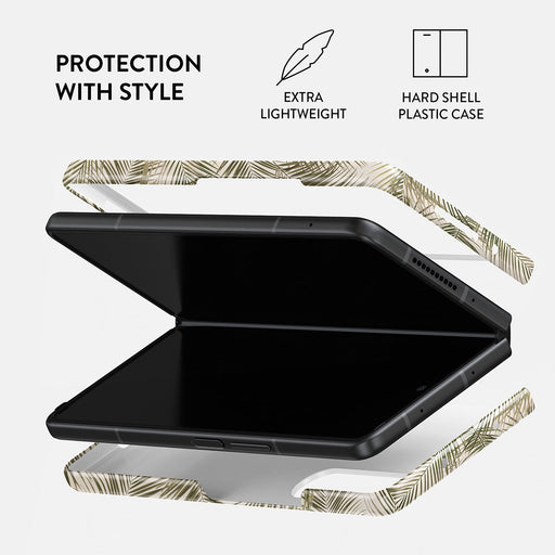 Happy Place - Palm Samsung Galaxy Z Fold 3 Case 2