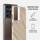 Full Glam - Beige Samsung Galaxy S21 Ultra Case 2