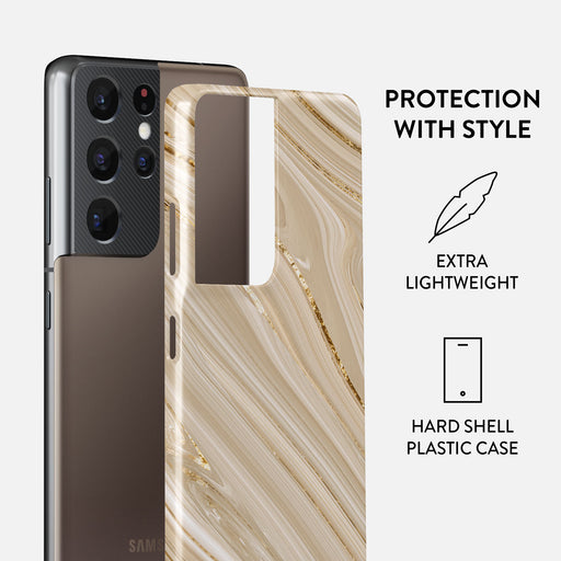 Full Glam - Beige Samsung Galaxy S21 Ultra Case 2