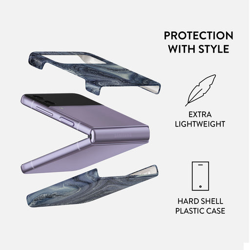 Navy Trench - Blue Samsung Galaxy Z Flip 4 Case 2