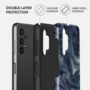 Navy Trench - Blue Samsung Galaxy A32 5G Case 2
