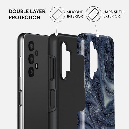 Navy Trench - Blue Samsung Galaxy A32 5G Case 2