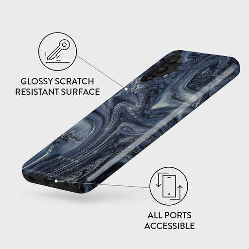 Navy Trench - Blue Samsung Galaxy A32 5G Case 3