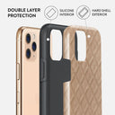 Simply Cream - Quilted iPhone 11 Pro Max Case 6