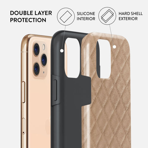 Simply Cream - Quilted iPhone 11 Pro Max Case 6