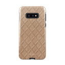 Simply Cream - Quilted Samsung Galaxy S10E Case 5