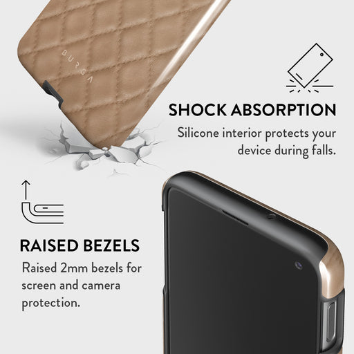 Simply Cream - Quilted Samsung Galaxy S10E Case 8