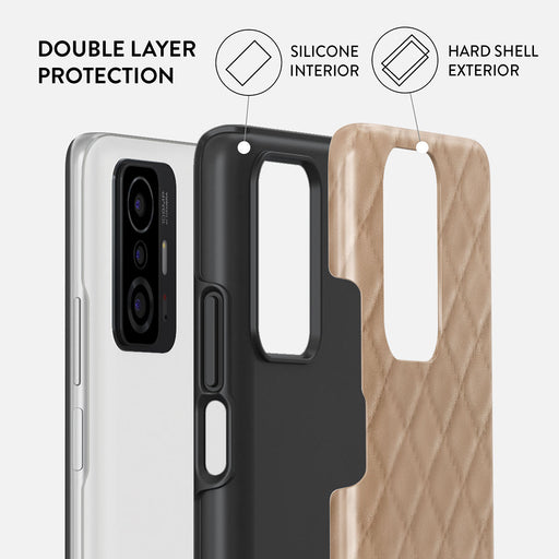 Simply Cream - Quilted Xiaomi 11T / 11T Pro Case 2