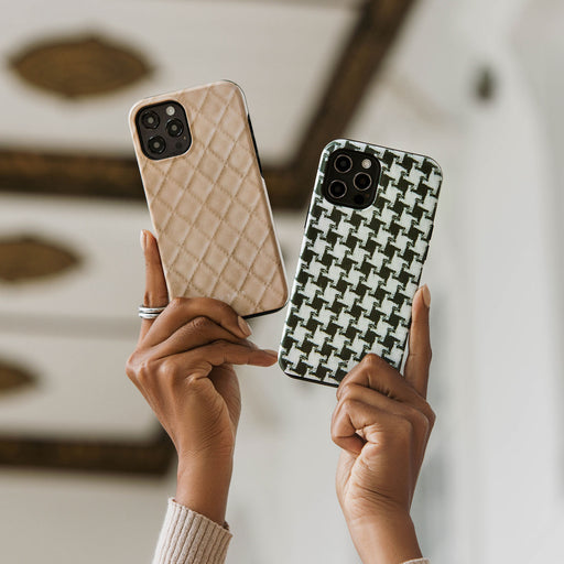 Simply Cream - Quilted iPhone XR Case 27