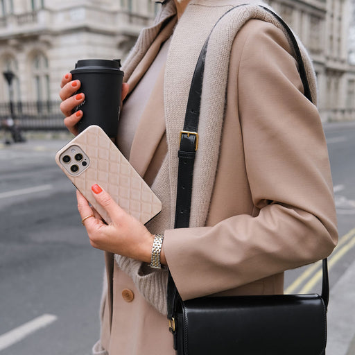 Simply Cream - Quilted Samsung Galaxy S10E Case 14