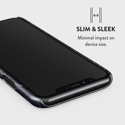 Drifting Shores - Line Art iPhone XS Max Case 4