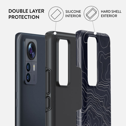 Drifting Shores - Line Art Xiaomi 12 Pro Case 2