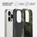 Misty Forest - Green Marble iPhone 14 Pro Max Case 6