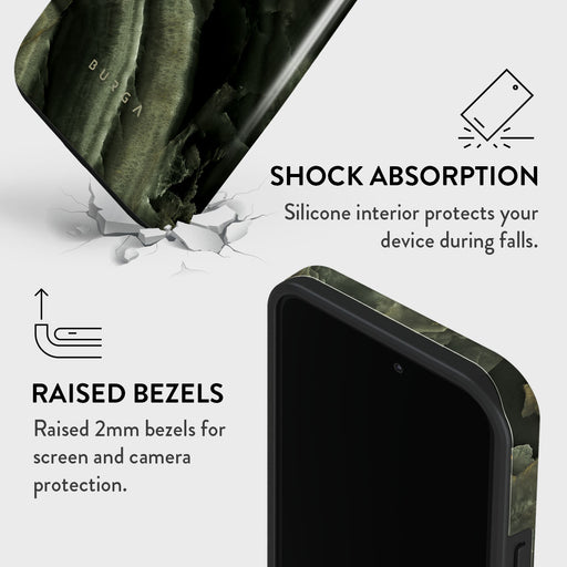 Misty Forest - Green Marble iPhone 14 Pro Max Case 8