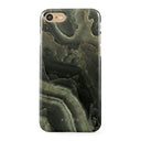 Misty Forest - Green Marble iPhone SE (2022) Case 1
