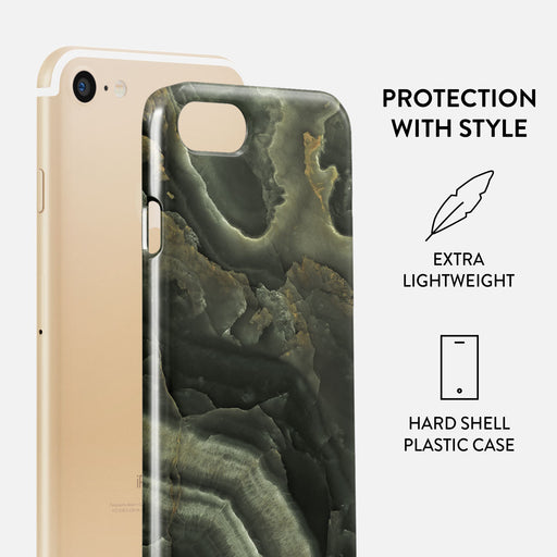 Misty Forest - Green Marble iPhone SE (2022) Case 2