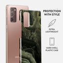 Misty Forest - Green Marble Samsung Galaxy Note 20 4G / 5G Case 2