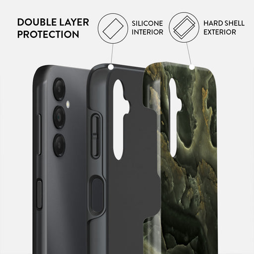 Misty Forest - Green Marble Samsung Galaxy A14 5G Case 2
