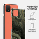 Misty Forest - Green Marble Google Pixel 4 Case 2