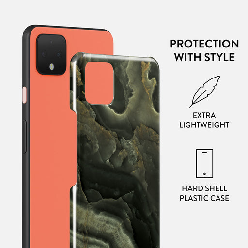 Misty Forest - Green Marble Google Pixel 4 Case 2