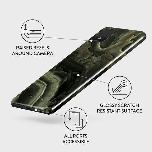 Misty Forest - Green Marble Google Pixel 4 Case 3