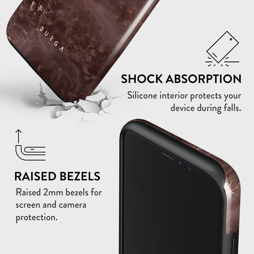 Fire Wood - Brown Marble iPhone 11 Case 8