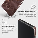 Fire Wood - Brown Marble Samsung Galaxy S10 Lite Case 8