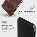 Fire Wood - Brown Marble Samsung Galaxy A12 4G Case 8