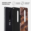 Fire Wood - Brown Marble OnePlus 8 Case 2