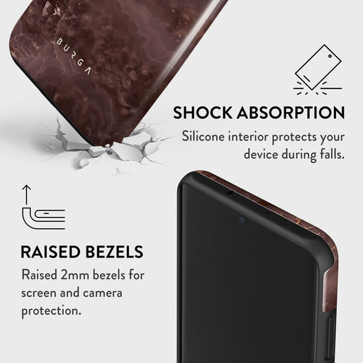 Fire Wood - Brown Marble Huawei P30 Lite Case 8