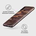 Fire Wood - Brown Marble Huawei P30 Lite Case 7